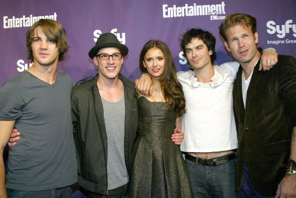 The cast of "Vampire Diaries".